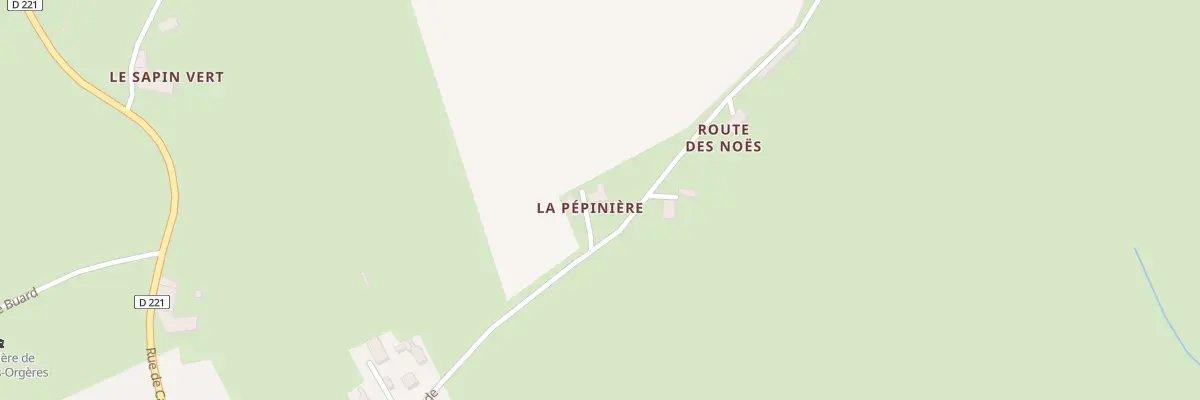 Plan du 159 Rte des Noës à Lignières-Orgères