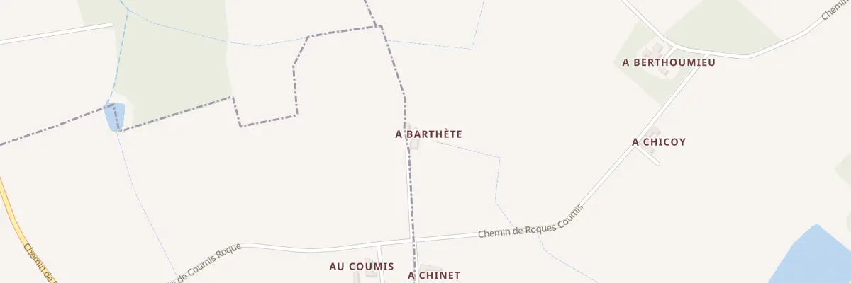 Plan du 373 Che de Roques Coumis à Corneillan