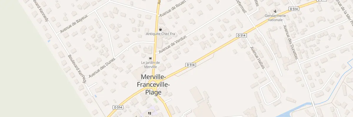 Plan du 19 Rte de Cabourg à Merville-Franceville-Plage
