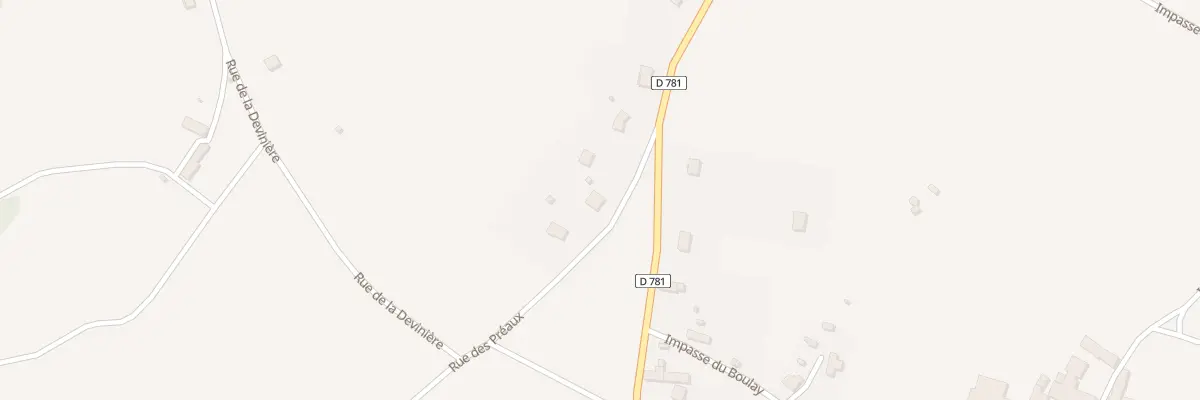 Plan du 70 Rue des Préaux à Giel-Courteilles