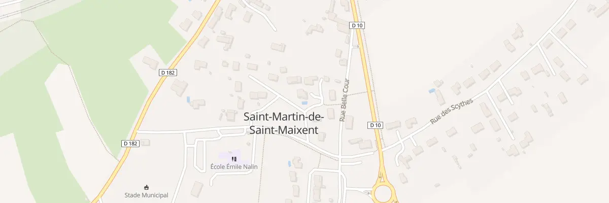 Plan du 12 Rue des Pierrières à Saint-Martin-de-Saint-Maixent