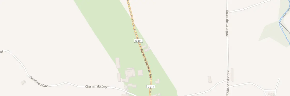 Plan du 114 Rte de Lannecaube à Lussagnet-Lusson