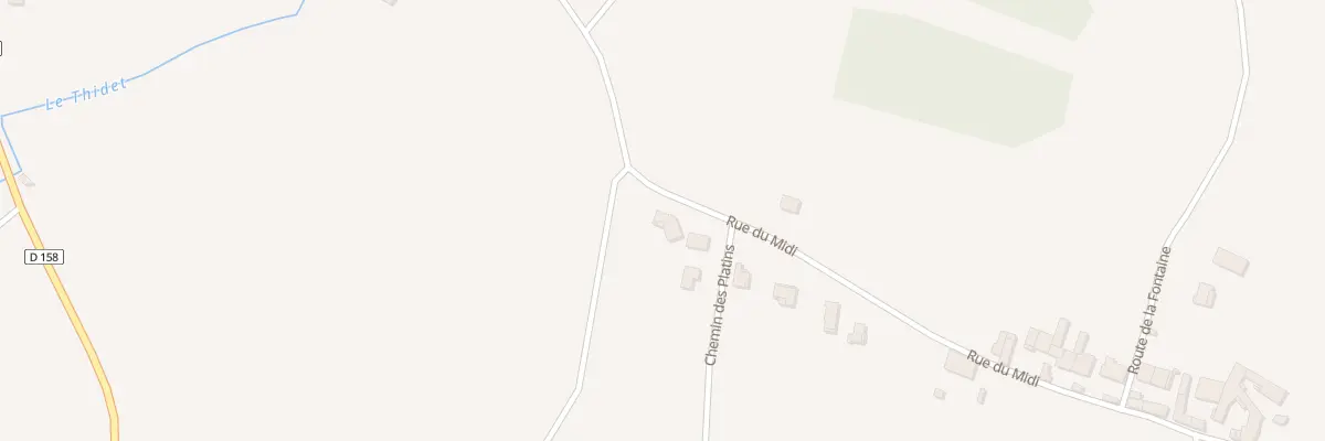 Plan du 6 Rue du Midi à Houlette