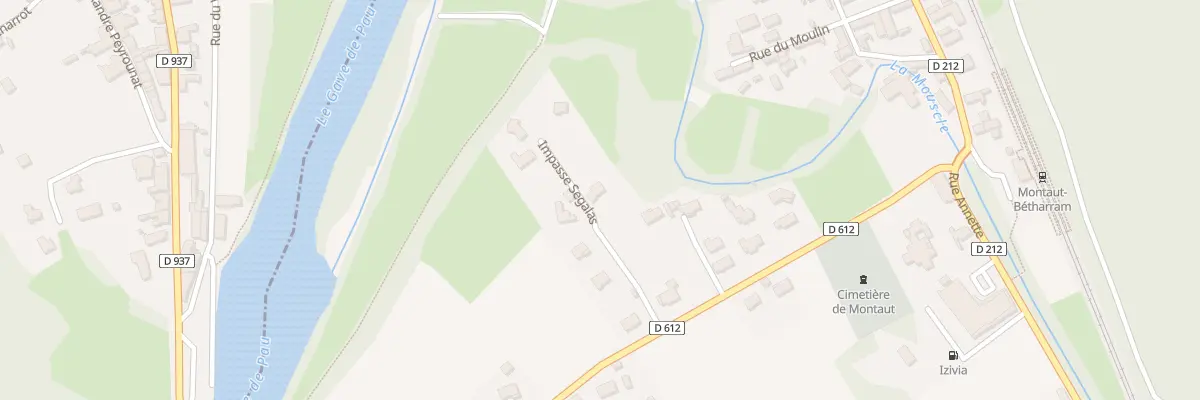 Plan du 9254 Imp Segalas à Montaut