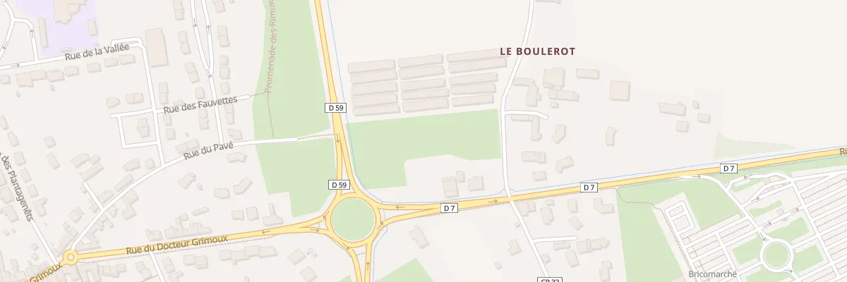 Plan du 9 Rte de Brion à Beaufort-en-Anjou