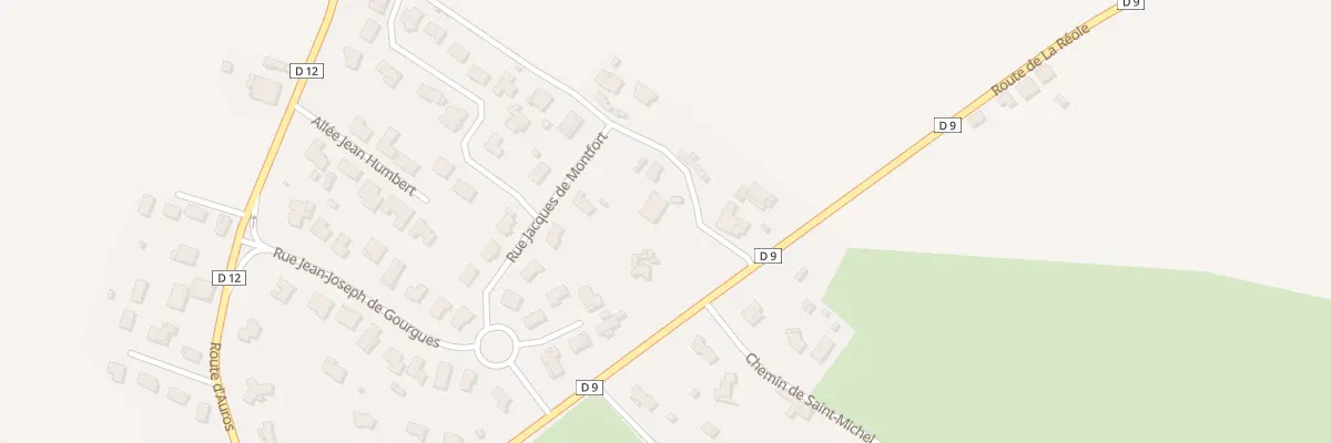Plan du 3 Che de la Sablere à Bazas
