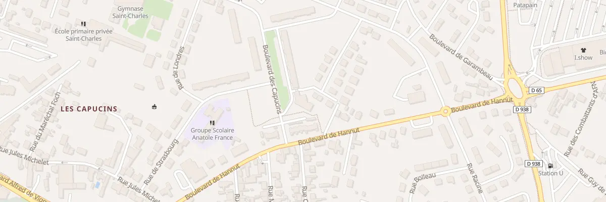 Plan du 4 Bd des Capucins à Thouars