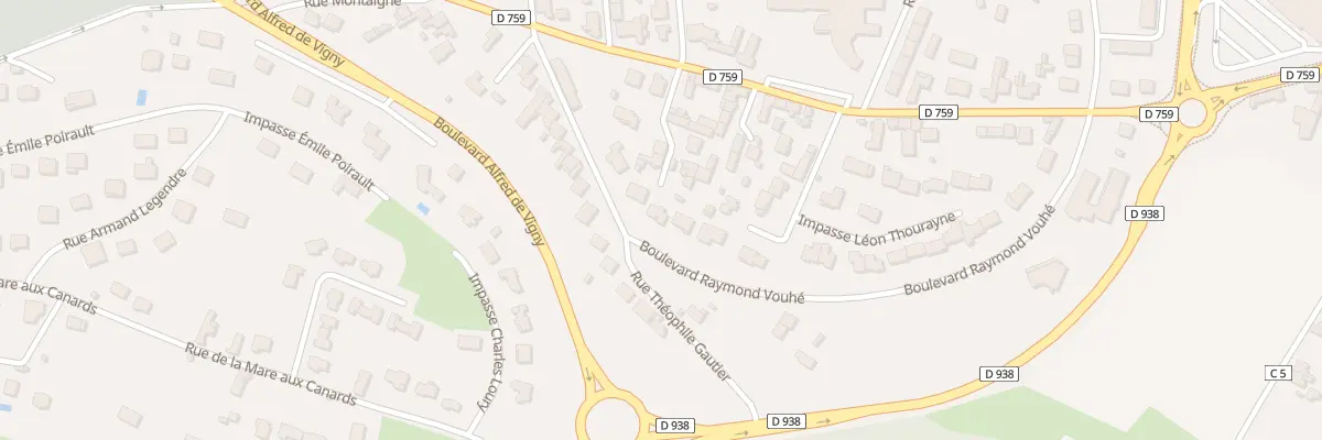 Plan du 3 Bd Raymond Vouhé à Thouars