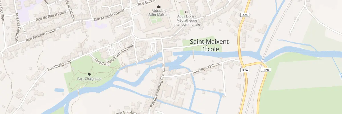 Plan du 5B Rue du Faubourg Charrault à Saint-Maixent-l’École