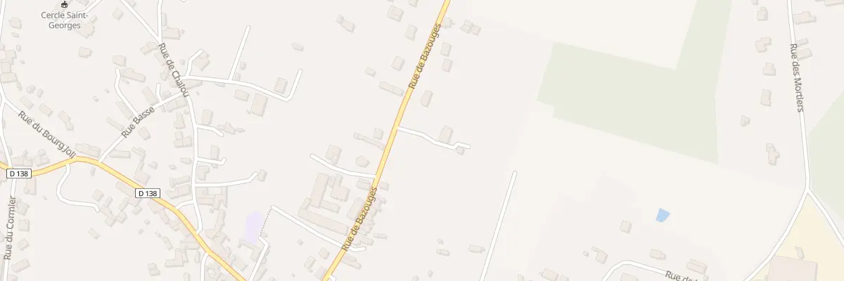 Plan du 18 Rue de Bazouges aux Rairies