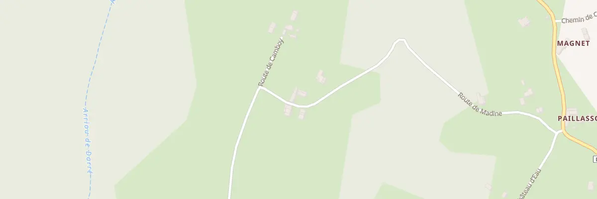 Plan du 56 Rte Madine à Lussagnet-Lusson
