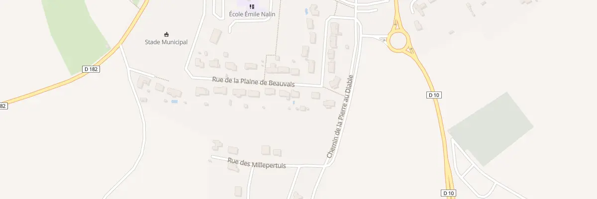 Plan du 18 Rue de la Plaine de Beauvais à Saint-Martin-de-Saint-Maixent