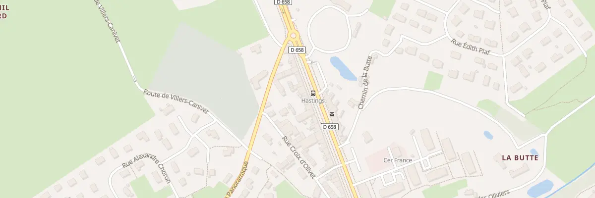 Plan du 61 Av d’Hastings à Falaise