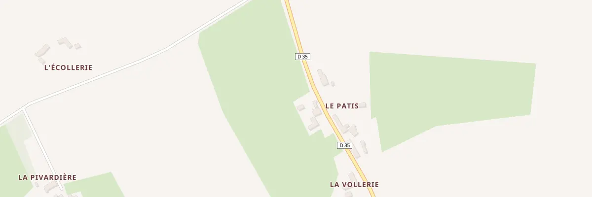 Plan du 2 Hameau du Patis à Chevillé