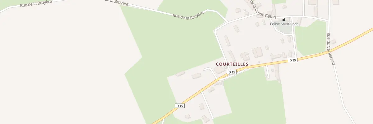 Plan du 258 Rte de Courteilles à Giel-Courteilles