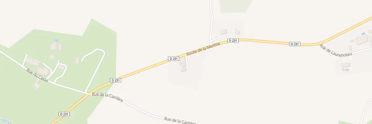 Plan du 2 La Merline à Montignac