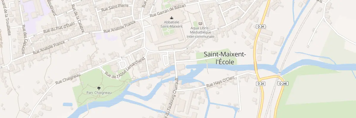 Plan du 5 Rue du Faubourg Charrault à Saint-Maixent-l’École