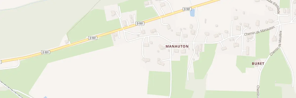 Plan du 23 Che de Manauton à Vergoignan