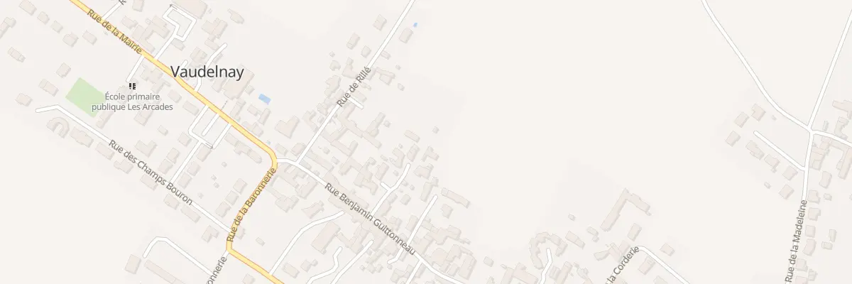 Plan du 90 Pl Grand Cour à Vaudelnay