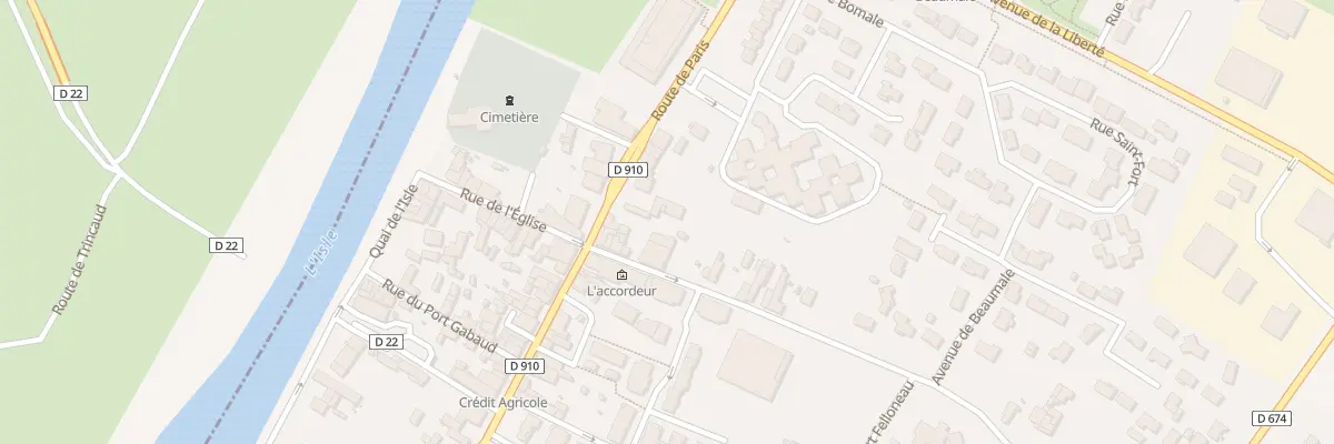Plan du 9 Rte de Lussac à Saint-Denis-de-Pile