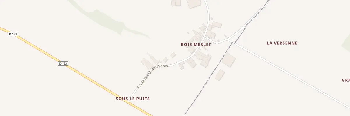 Plan du 5273A Fief de Bois Merlet à Néré