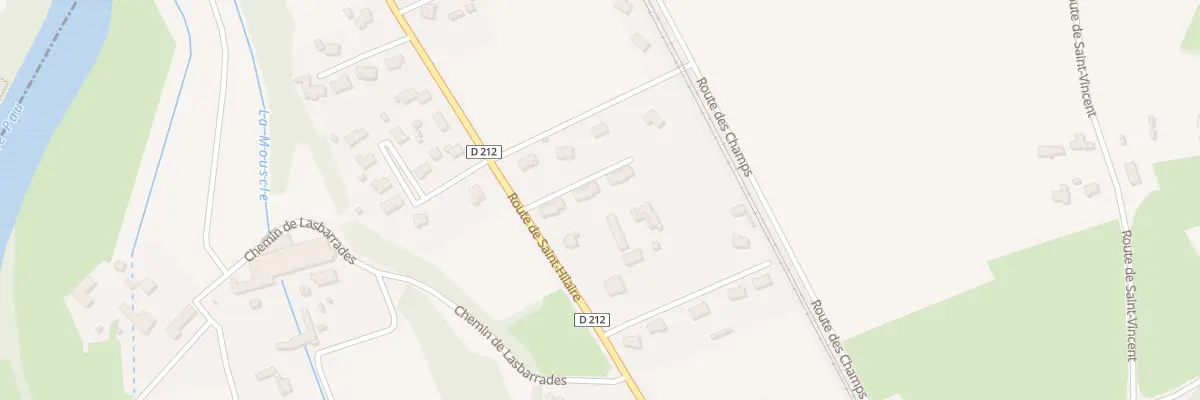 Plan du 170D Rte de Saint Hilaire à Montaut