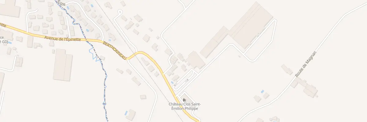 Plan du 4000 Rte du Milieu à Saint-Émilion