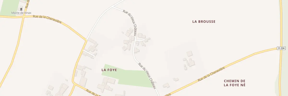 Plan du 5017 La Foye à Vinax