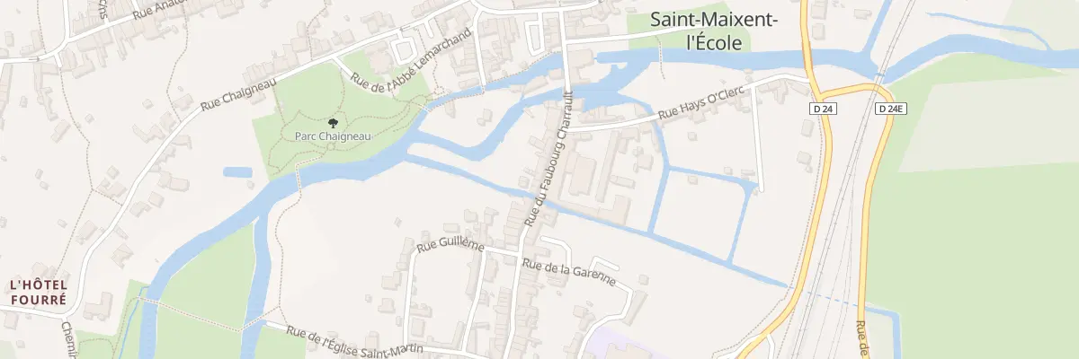 Plan du 18 Rue du Faubourg Charrault à Saint-Maixent-l’École