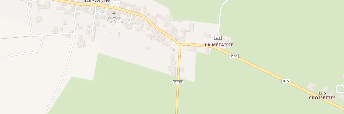Plan du 1B Rte de Vimarcé à Vimartin-sur-Orthe