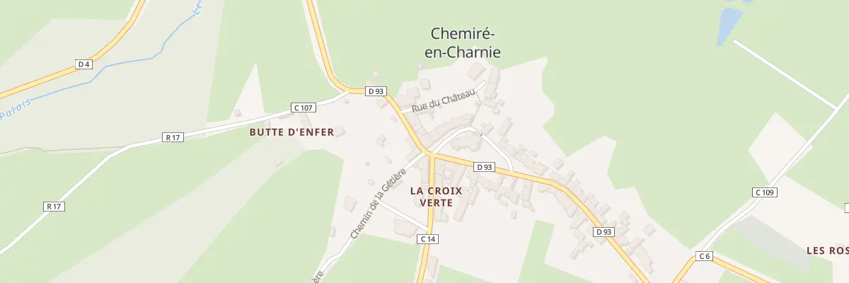 Plan du 1 Pl Saint Gilles à Chemiré-en-Charnie