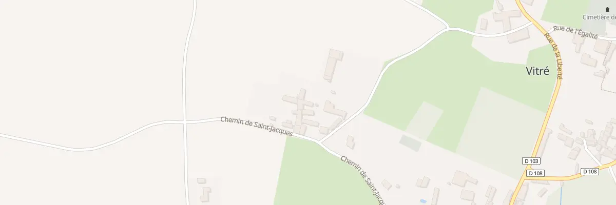 Plan du 6 La Bertamerie à Beaussais-Vitré