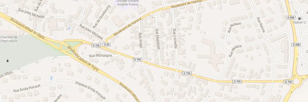 Plan du 5 Rue Massenet à Thouars