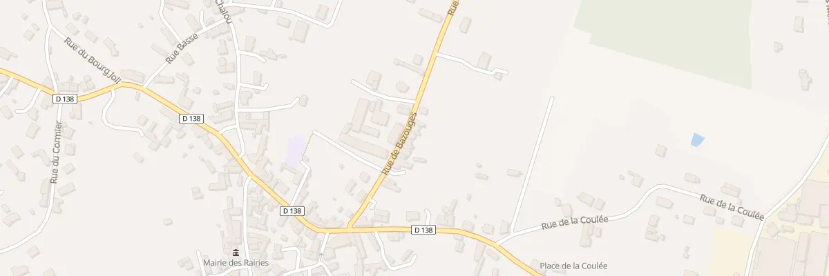 Plan du 14 Rue de Bazouges aux Rairies