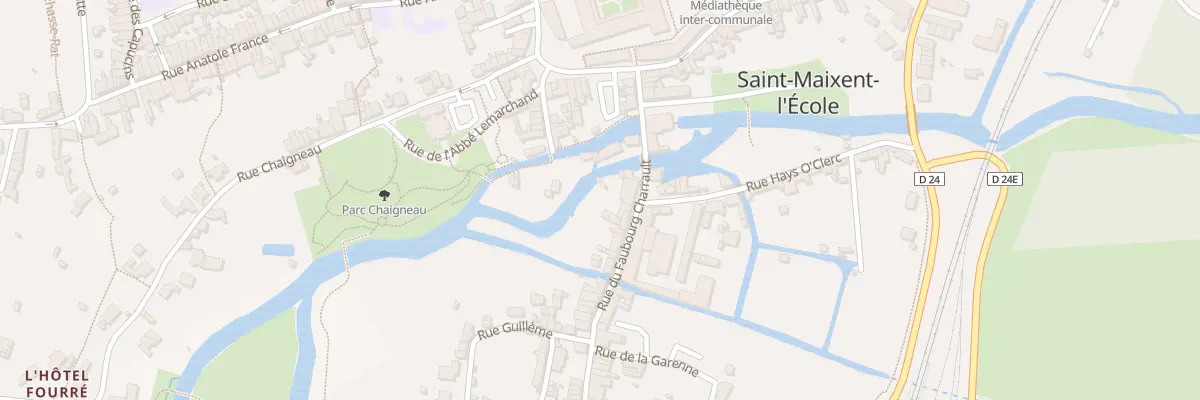 Plan du 12 Rue du Faubourg Charrault à Saint-Maixent-l’École