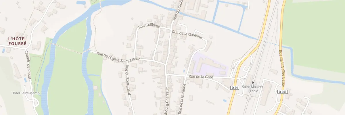 Plan du 43 Rue du Faubourg Charrault à Saint-Maixent-l’École