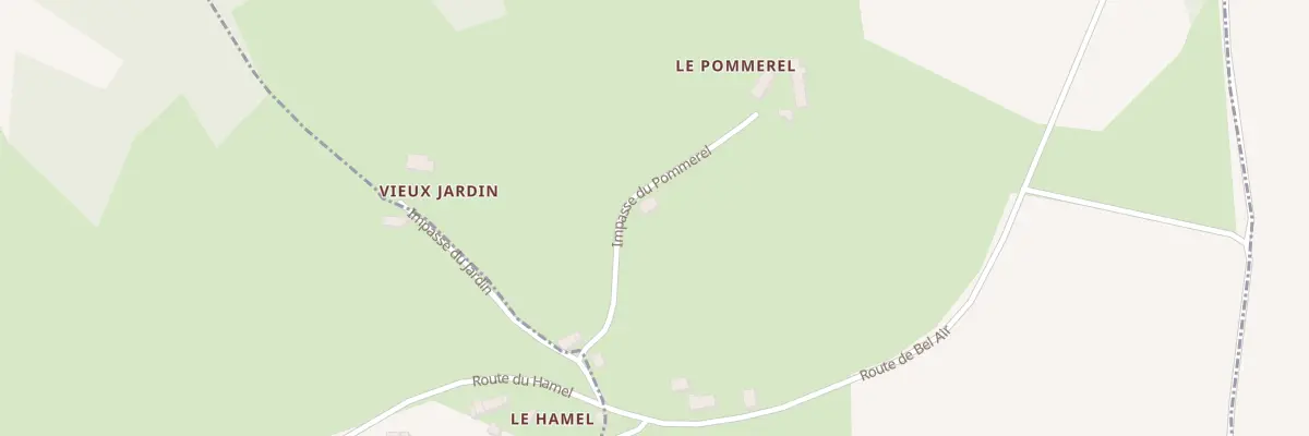 Plan du 174 Imp du Pommerel au Champ-de-la-Pierre