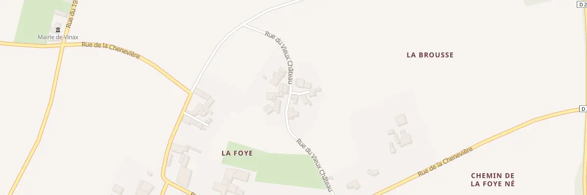 Plan du 5015A La Foye à Vinax