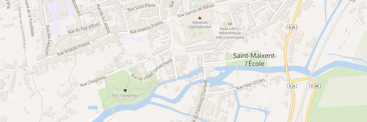 Plan du 30 Rue de l’Abbaye à Saint-Maixent-l’École
