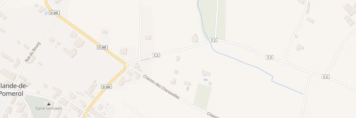 Plan du 2 Champ de la Chenevelle à Lalande-de-Pomerol