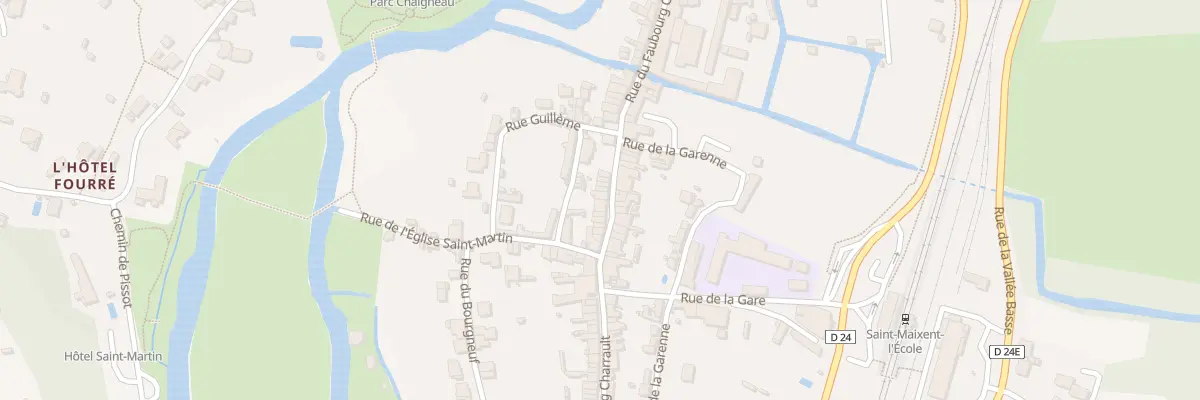 Plan du 48 Rue du Faubourg Charrault à Saint-Maixent-l’École