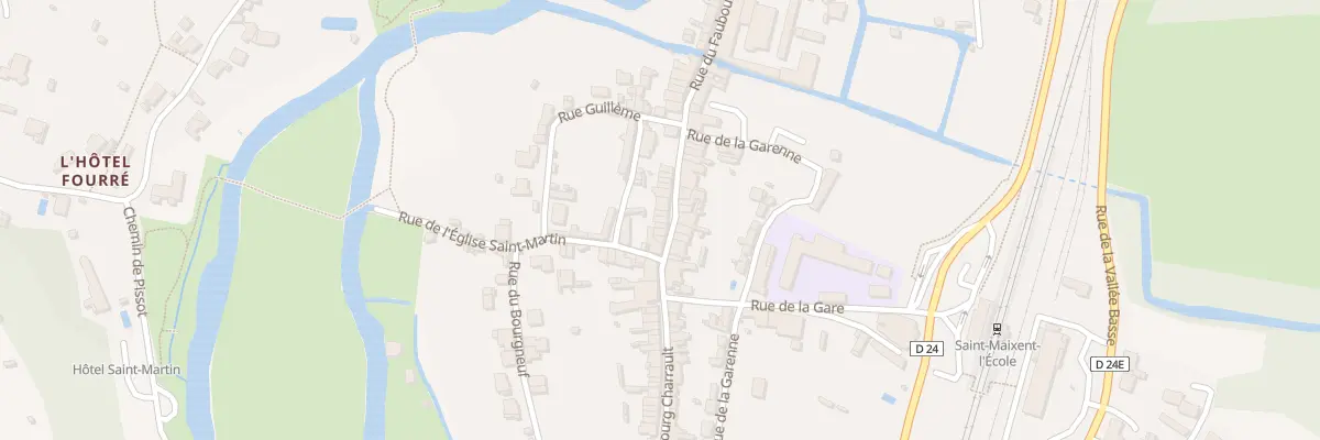 Plan du 56 Rue du Faubourg Charrault à Saint-Maixent-l’École