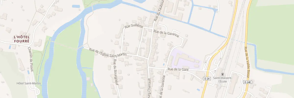 Plan du 54 Rue du Faubourg Charrault à Saint-Maixent-l’École