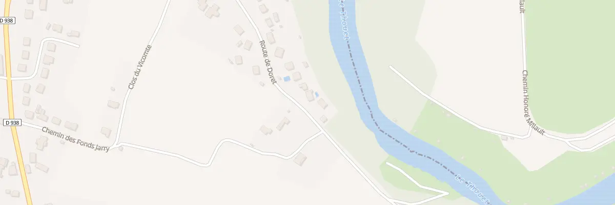 Plan du 47 Rte de Doret à Saint-Jean-de-Thouars