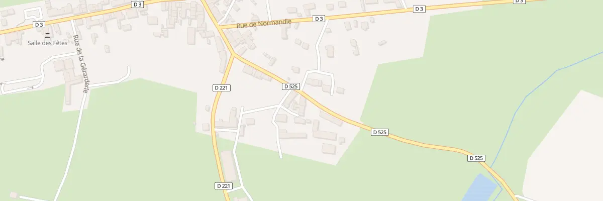 Plan du 20 Rue de Gérade à Lignières-Orgères