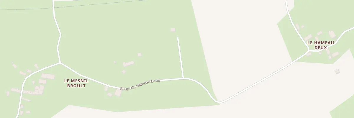 Plan du 5000 Le Mesnil Broult à Lougé-sur-Maire
