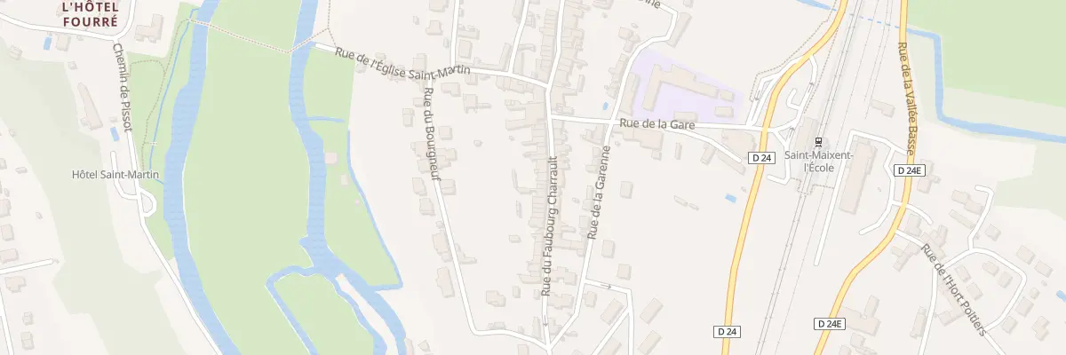 Plan du 78 Rue du Faubourg Charrault à Saint-Maixent-l’École