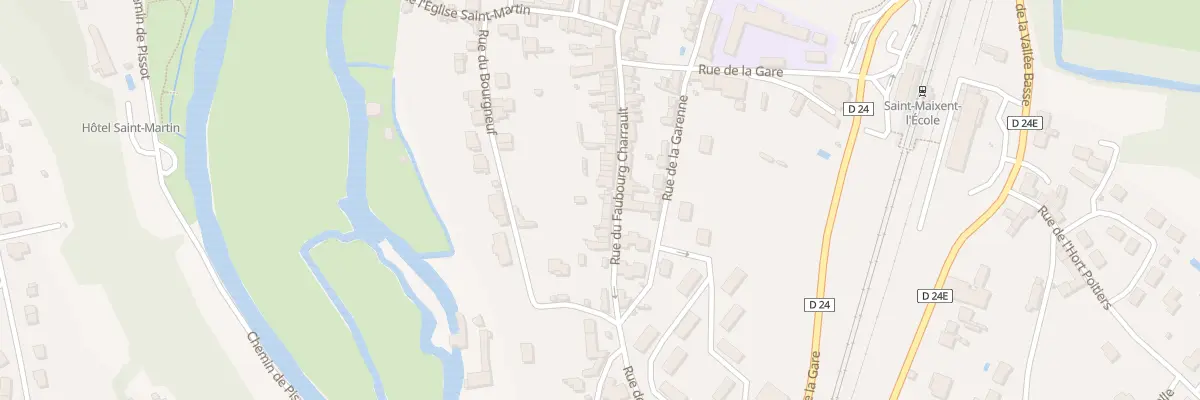 Plan du 92T Rue du Faubourg Charrault à Saint-Maixent-l’École