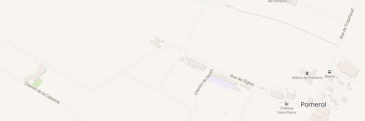 Plan du 6 Chem Les Grands Vignes à Pomerol