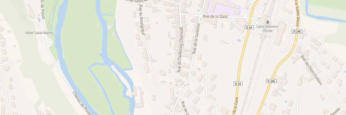 Plan du 94 Rue du Faubourg Charrault à Saint-Maixent-l’École